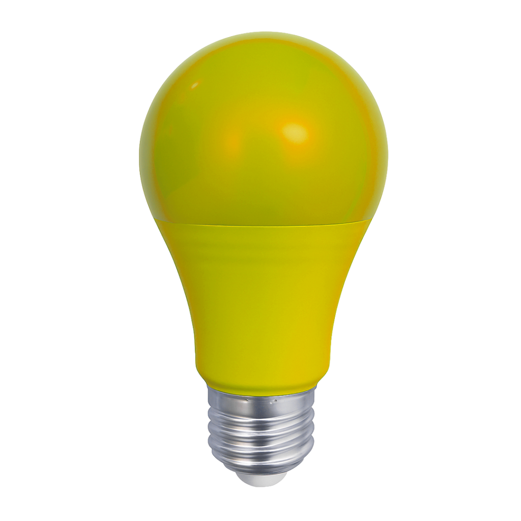 Lâmpada Bulbo LED Color 10W Bivolt Amarela E27 – AL10311