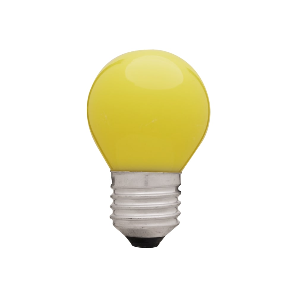 Incandescente Bolinha 15W 220V Amarela E27 – IB21521