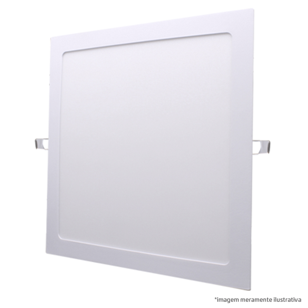 Painel LED Quadrado 24W Bivolt 4.000K Embutir – LD32414