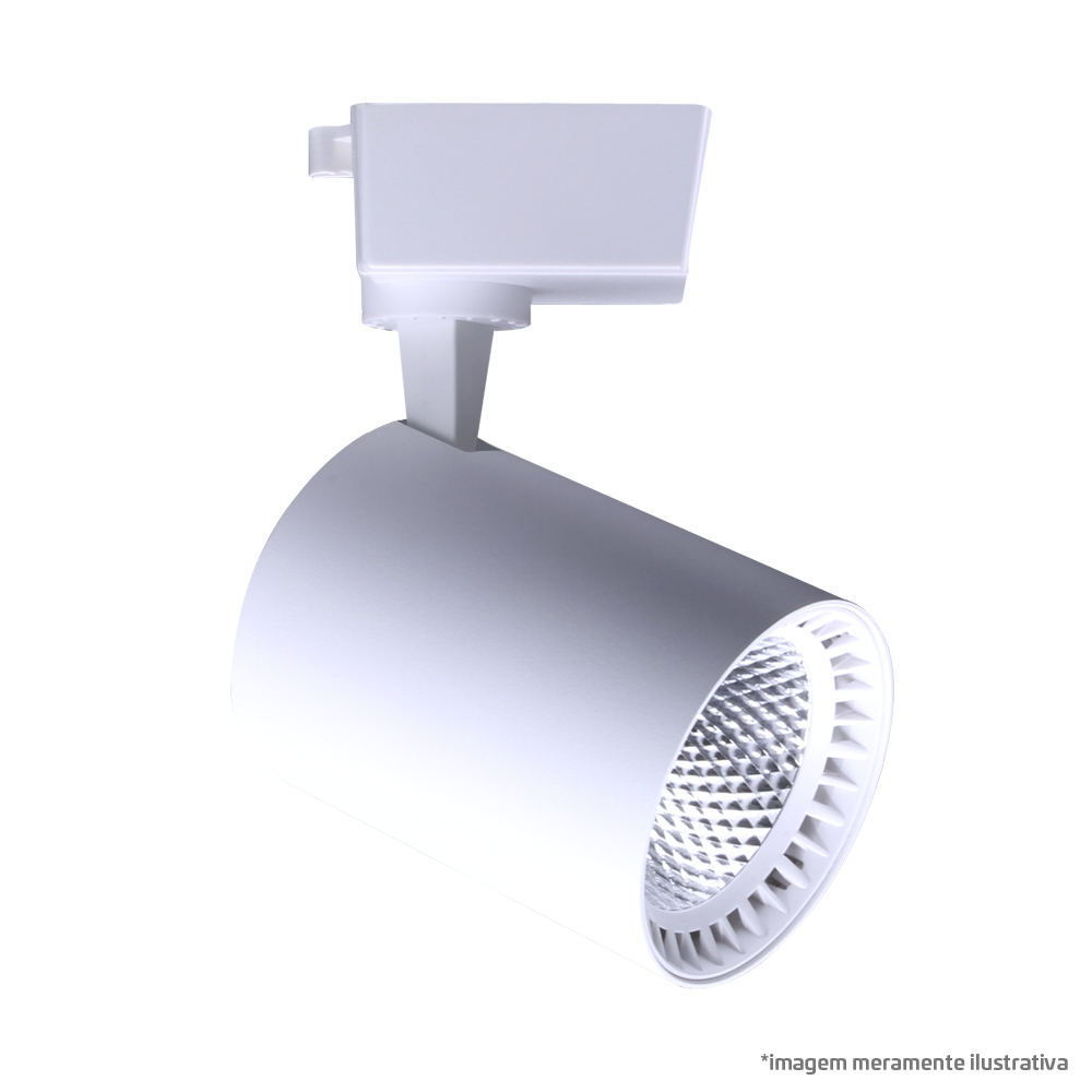Spot Trilho LED – Branco 10W Bivolt 3.000K – TS31023