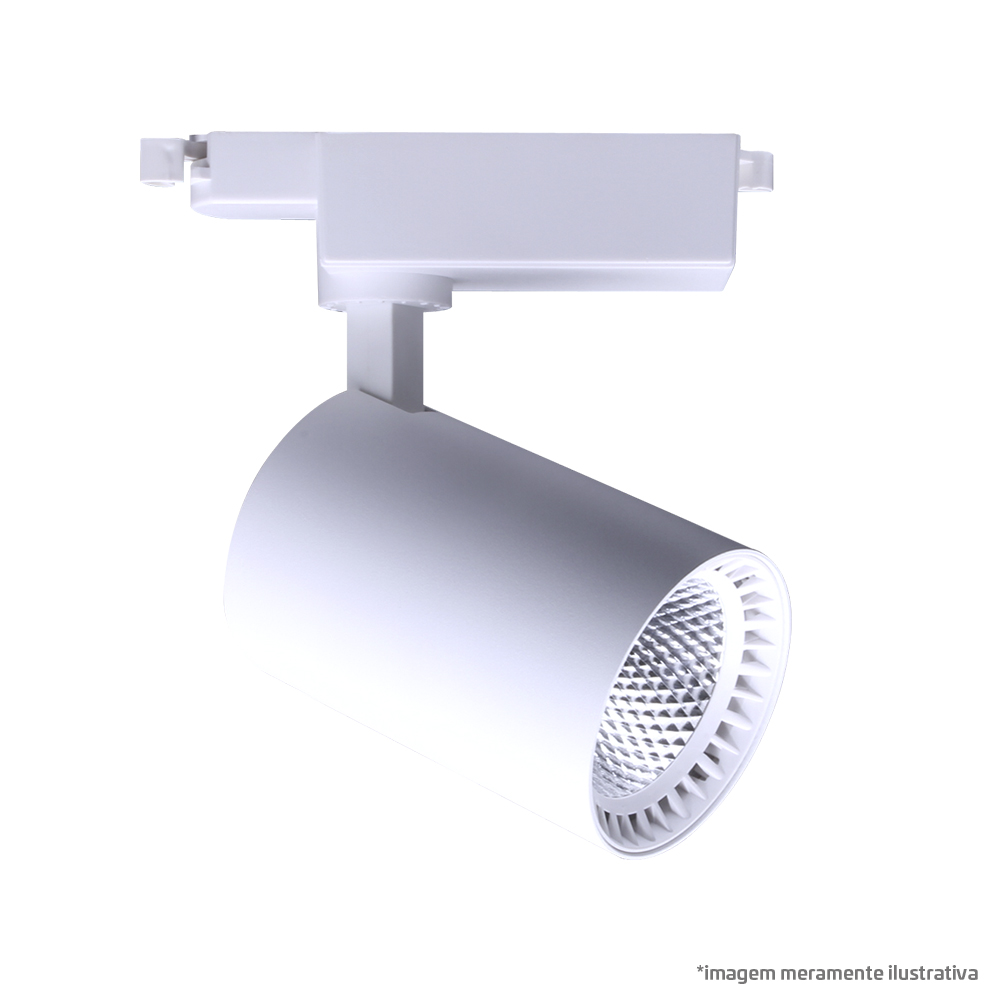 Spot Trilho LED – Branco 20W Bivolt 3.000K – TS32023