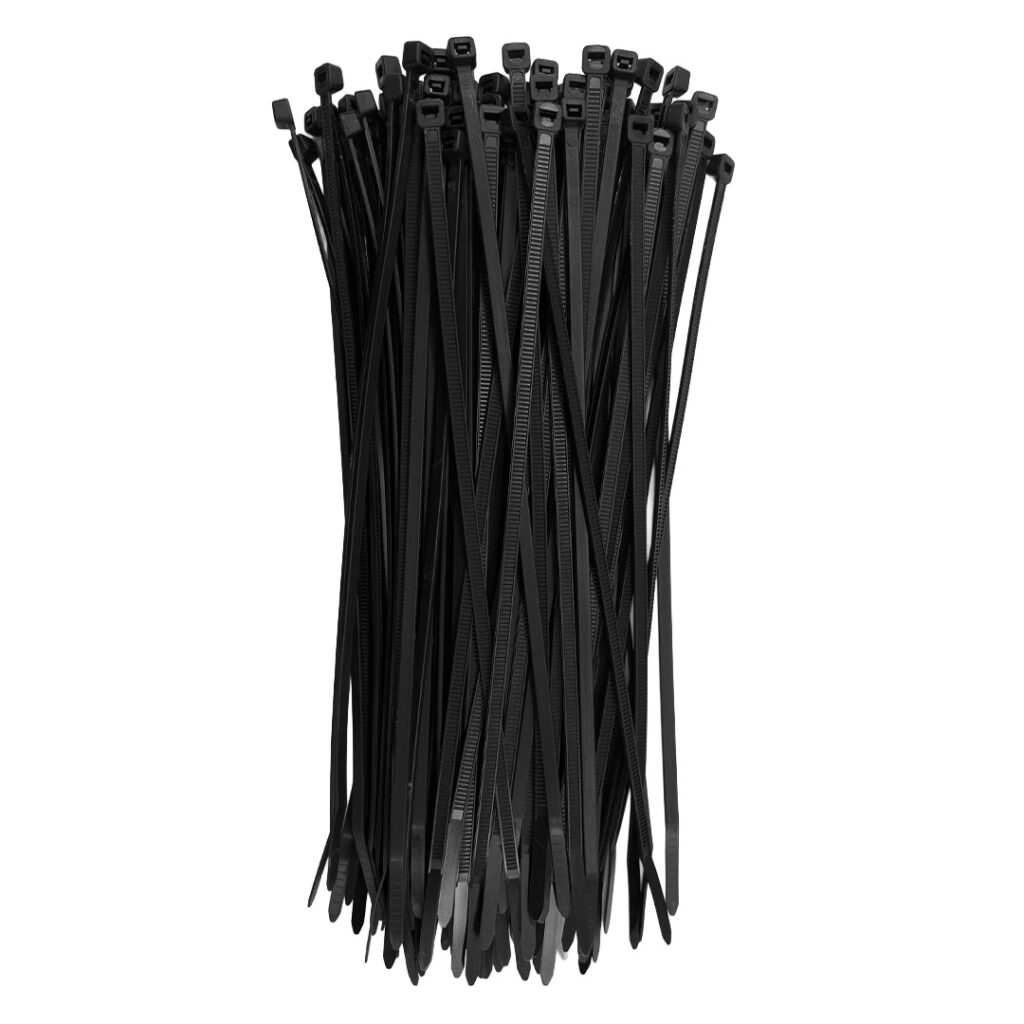 Abraçadeira de Nylon Preta 200/3,6mm – AB10591