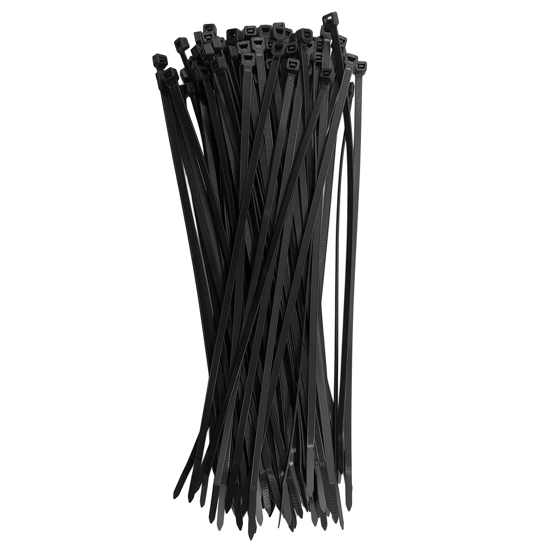 Abraçadeira de Nylon Preta 200/4,8mm – AB11691