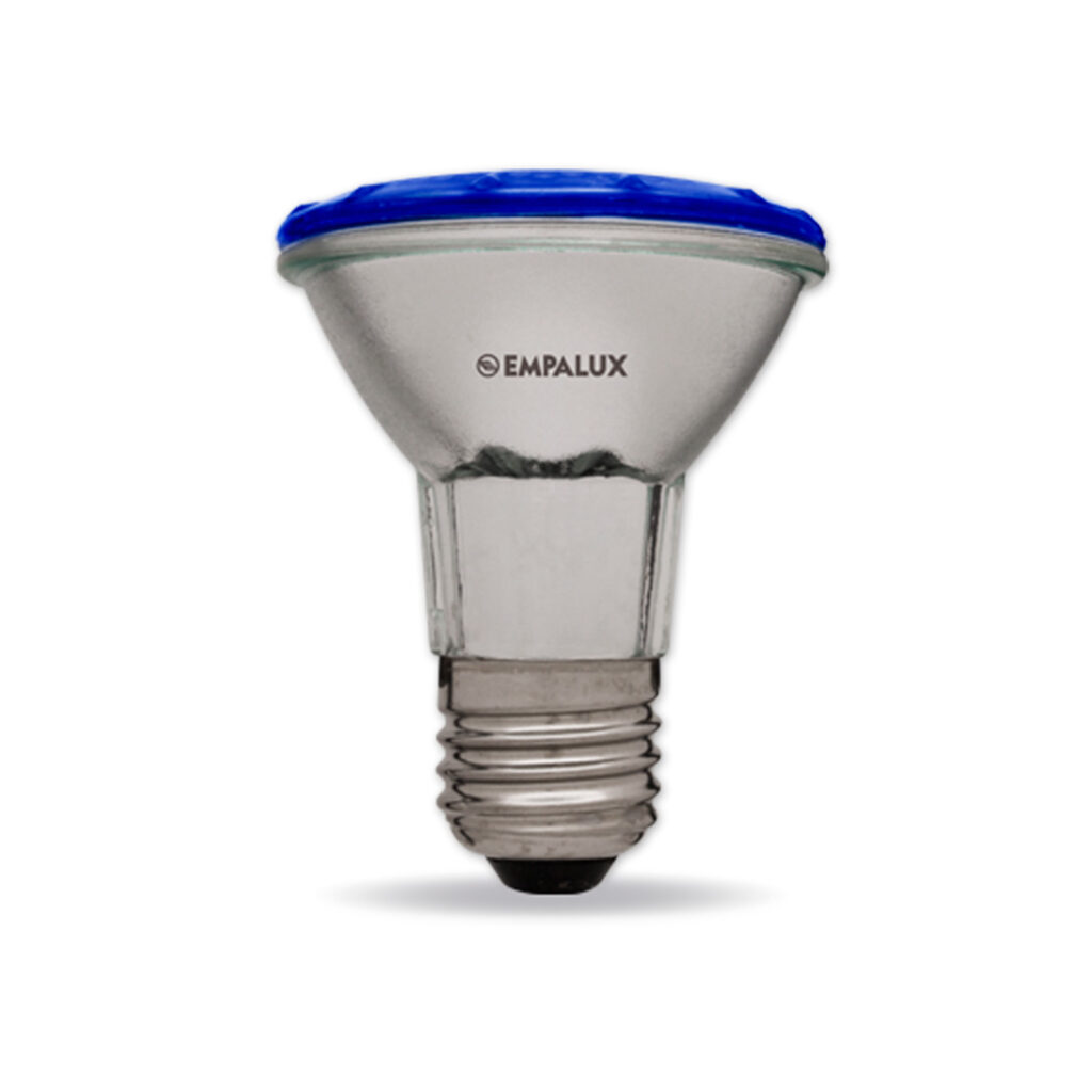 Halógena PAR 50W Azul 220V – PR20513 (PAR 20)
