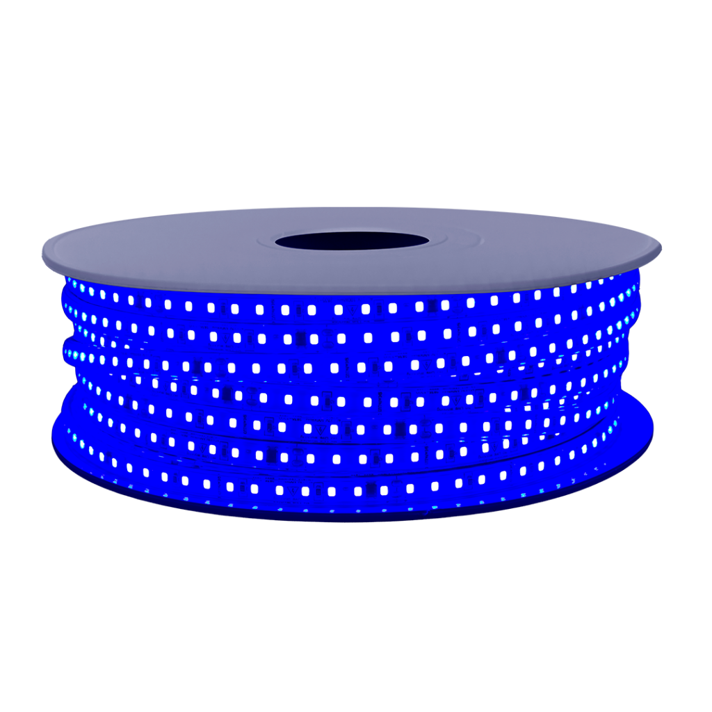 Fita LED PVC 10W/m IP65 Azul 127V – LS10123