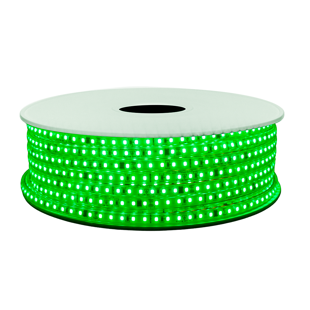 Fita LED PVC 10W/m IP65 Verde 127V – LS10128