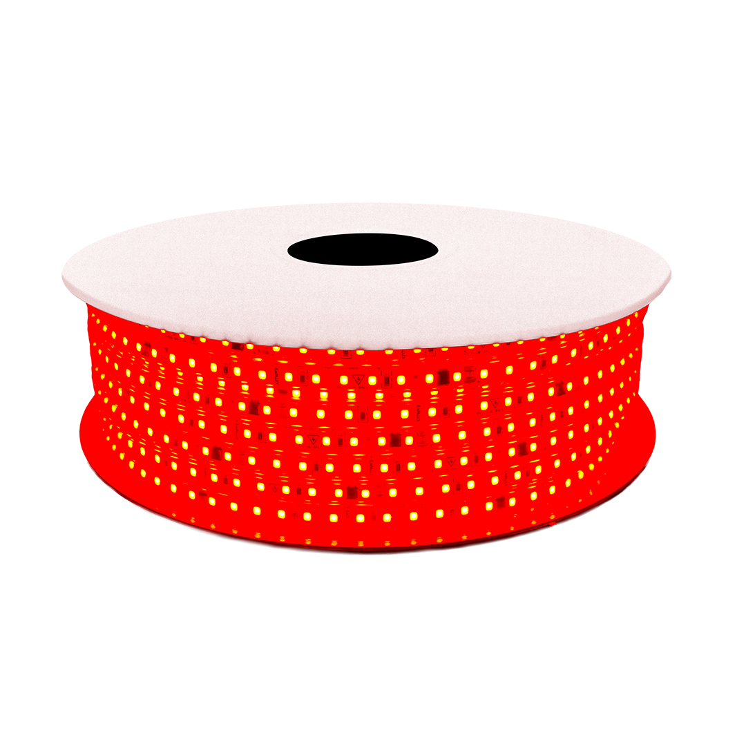 Fita LED PVC 10W/m IP65 Vermelho 220V – LS20129